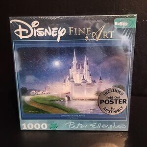 SEALED DISNEY 1026 Pc Puzzle Fine Art Peter Ellenshaw Cinderella's Grand Arrival